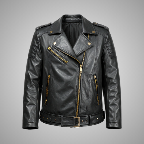 Classic Black Leather Jacket
